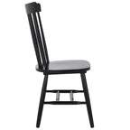 Sedia da Pranzo Novalyn Spindel - Set di 2 - DCH8550 - Nera - Safavieh