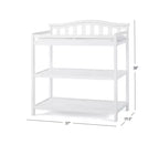 Child Craft Hampton Arch Top Crib and Changing Table Nursery Set, 2-Piece, Includes 4-in-1 Convertible Crib and Changing Table