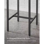 VASAGLE Bar Table, Small Kitchen Dining High Top Pub Cocktail Table,Sturdy Metal Frame,for Narrow Spaces,Easy to Assemble