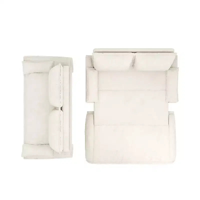 Whisen 3-in-1 Queen Velvet Sleeper Pull Out Sofa Bed, Convertible Loveseat Sofa Couch