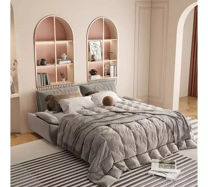 Whisen 3-in-1 Queen Velvet Sleeper Pull Out Sofa Bed, Convertible Loveseat Sofa Couch