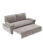 Whisen 3-in-1 Queen Velvet Sleeper Pull Out Sofa Bed, Convertible Loveseat Sofa Couch