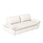 Whisen 3-in-1 Queen Velvet Sleeper Pull Out Sofa Bed, Convertible Loveseat Sofa Couch