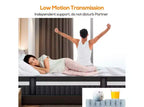 Materasso King in offerta: Materasso in memory foam con gel da 14 pollici, tecnologia rinfrescante, sensazione media, sollievo dalla pressione, certificazione CertiPUR-US, 7 strati di schiuma