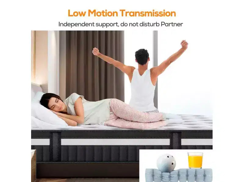 King Mattress on Sale: 14 Gel Memory Foam Mattress, Cooling Tech, Medium Feel, Pressure Relief, CertiPUR-US Certified, 7 Foam Layers