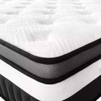 Materasso King in offerta: Materasso in memory foam con gel da 14 pollici, tecnologia rinfrescante, sensazione media, sollievo dalla pressione, certificazione CertiPUR-US, 7 strati di schiuma