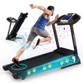 Whisen Electric Foldable Treadmill, 3.5HP Workout Running Machine Walking with Automatic Incline - Black