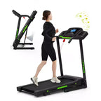 Tapis Roulant Elettrico Pieghevole Whisen, Tapis Roulant da Allenamento da 3,5 CV per la Corsa e la Camminata con 12 Programmi Preimpostati, Inclinazione, Controlli di Velocità sul Corrimano