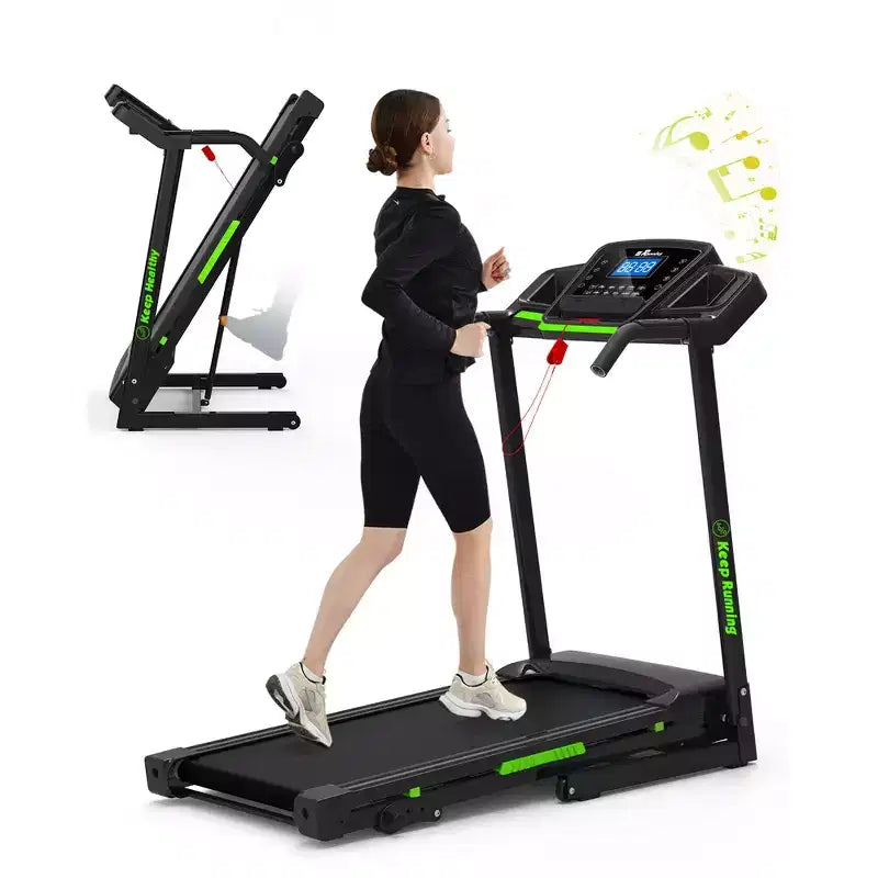 Tapis Roulant Elettrico Pieghevole Whisen, Tapis Roulant da Allenamento da 3,5 CV per la Corsa e la Camminata con 12 Programmi Preimpostati, Inclinazione, Controlli di Velocità sul Corrimano