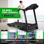 Tapis Roulant Elettrico Pieghevole Whisen, Tapis Roulant da Allenamento da 3,5 CV per la Corsa e la Camminata con 12 Programmi Preimpostati, Inclinazione, Controlli di Velocità sul Corrimano