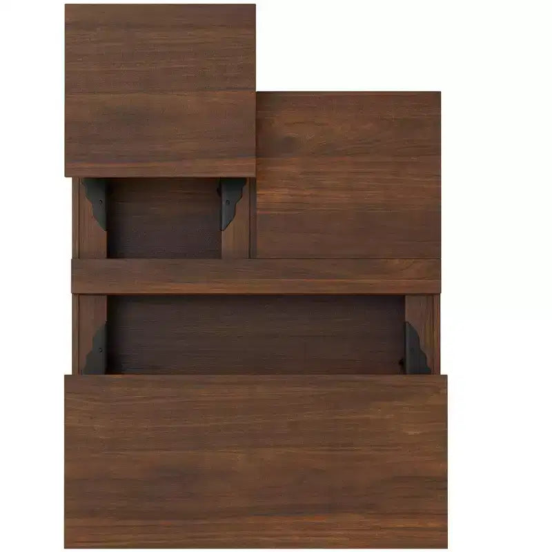 Moreno 32inch Wide Square Industrial Lift Top Coffee Table