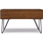 Moreno 32inch Wide Square Industrial Lift Top Coffee Table