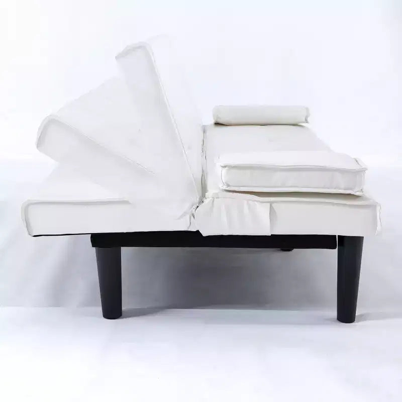 Divano Letto Convertibile TUYOHW, Futon Moderno 67" con Portabicchieri, Divano Letto per Piccoli Spazi, Appartamenti e Uffici