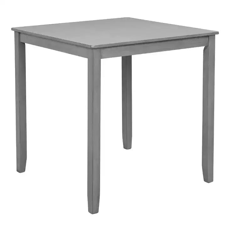 sumyeg 5 Piece Square Counter Height Dining Table Set with 4 Upholstered Chairs