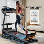 HOMDOX 2026 Tapis Roulant Pieghevole 3.5HP Potenziato con Panca per Addominali | Inclinazione/Capacità 159 kg | Smart LCD-Display Grasso Corporeo/Frequenza Cardiaca Attrezzatura per Esercizi Multifunzione