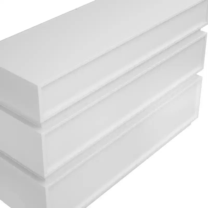 JVNOXK 43-inch 6-Drawer Bedroom Dresser, Handle-Free, Modern Style, Ample Storage Space, Suitable for Bedrooms and Living Rooms, White
