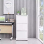 Acekool 3 Drawer File Cabinet with Lock, Heavy Duty Vertical Filing Cabinet for Home Office
