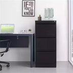 Acekool 3 Drawer File Cabinet with Lock, Heavy Duty Vertical Filing Cabinet for Home Office