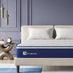 Avenco 12 inch Medium Firm Hybrid Memory Foam/Coil Blend Mattress in a Box