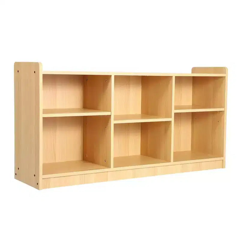 2-Tier Wood Montessori Cabinet for Kids, Toddler Room Book Shelves Toy Organizers & Storage for Kids, Furniture of Classroom, Nursery, Playroom