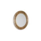 Specchio decorativo da parete Tedwell di Signature Design by Ashley con cornice a raggiera marrone