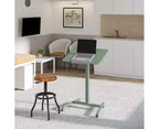 Seville Classics airLIFT Tilting Height Adjustable Mobile Desk Cart