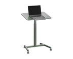 Seville Classics airLIFT Tilting Height Adjustable Mobile Desk Cart