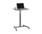 Seville Classics airLIFT Tilting Height Adjustable Mobile Desk Cart
