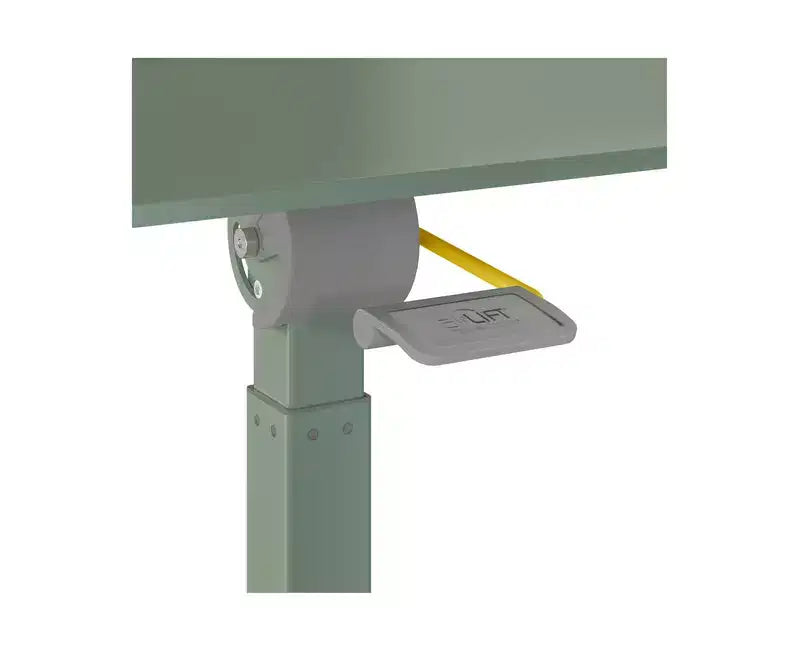 Seville Classics airLIFT Tilting Height Adjustable Mobile Desk Cart