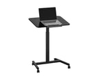 Seville Classics airLIFT Tilting Height Adjustable Mobile Desk Cart