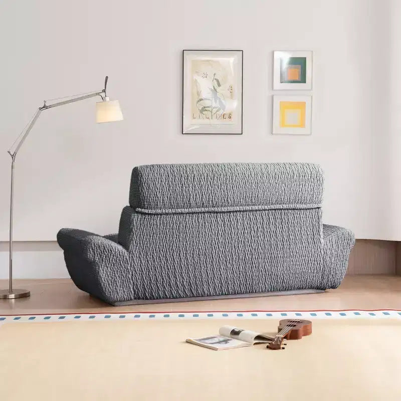 EHMKNP 2-Seater Sailboat Elliptical Sofa  High-Density Compressed Foam Luxury Living Room Couch