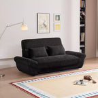 EHMKNP 2-Seater Sailboat Elliptical Sofa  High-Density Compressed Foam Luxury Living Room Couch