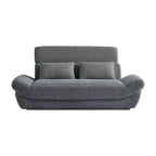 EHMKNP 2-Seater Sailboat Elliptical Sofa  High-Density Compressed Foam Luxury Living Room Couch