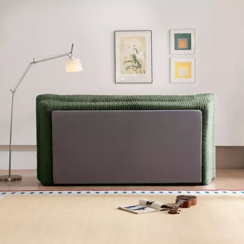 EHMKNP 2-Seater Sailboat Elliptical Sofa  High-Density Compressed Foam Luxury Living Room Couch