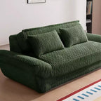 EHMKNP 2-Seater Sailboat Elliptical Sofa  High-Density Compressed Foam Luxury Living Room Couch