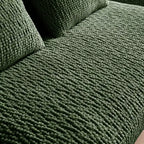 EHMKNP 2-Seater Sailboat Elliptical Sofa  High-Density Compressed Foam Luxury Living Room Couch