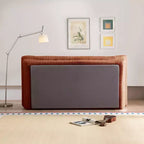 EHMKNP 2-Seater Sailboat Elliptical Sofa  High-Density Compressed Foam Luxury Living Room Couch