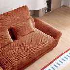EHMKNP 2-Seater Sailboat Elliptical Sofa  High-Density Compressed Foam Luxury Living Room Couch