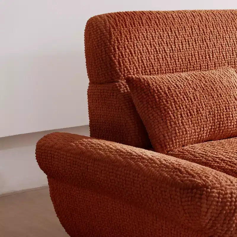 EHMKNP 2-Seater Sailboat Elliptical Sofa  High-Density Compressed Foam Luxury Living Room Couch