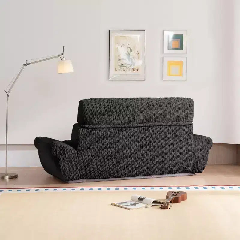 EHMKNP 2-Seater Sailboat Elliptical Sofa  High-Density Compressed Foam Luxury Living Room Couch