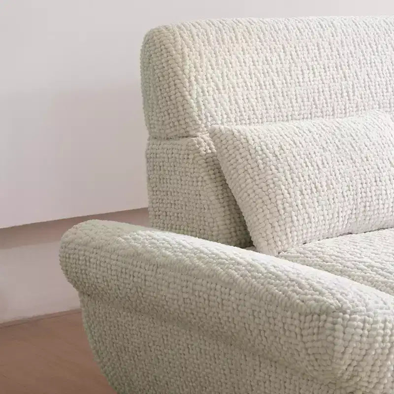 EHMKNP 2-Seater Sailboat Elliptical Sofa  High-Density Compressed Foam Luxury Living Room Couch