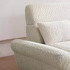 EHMKNP 2-Seater Sailboat Elliptical Sofa  High-Density Compressed Foam Luxury Living Room Couch