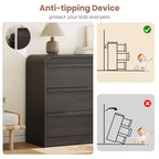 Arched 6-Drawer Dresser,47 Wide Wooden Chest with Curved Profile for Modern Bedroom, Living Room, Entryway, Nursery Storage