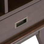 Libreria e mobile contenitore ampio Tierney in LEGNO MASSELLO da 64 x 35 pollici, in stile moderno di metà secolo