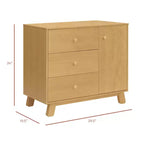 Babyletto Hudson Modern 3-Drawer Dresser