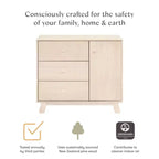 Babyletto Hudson Modern 3-Drawer Dresser