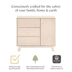 Babyletto Hudson Modern 3-Drawer Dresser