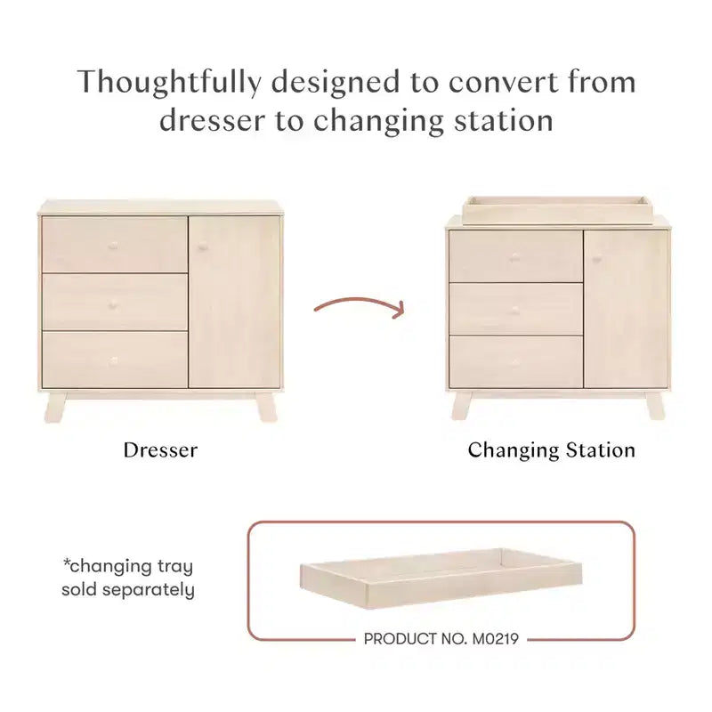 Babyletto Hudson Modern 3-Drawer Dresser