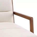Christopher Knight Home Neva Sedie da pranzo imbottite in legno di gomma scandinavo (set da 4)