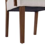 Christopher Knight Home Neva Sedie da pranzo imbottite in legno di gomma scandinavo (set da 4)